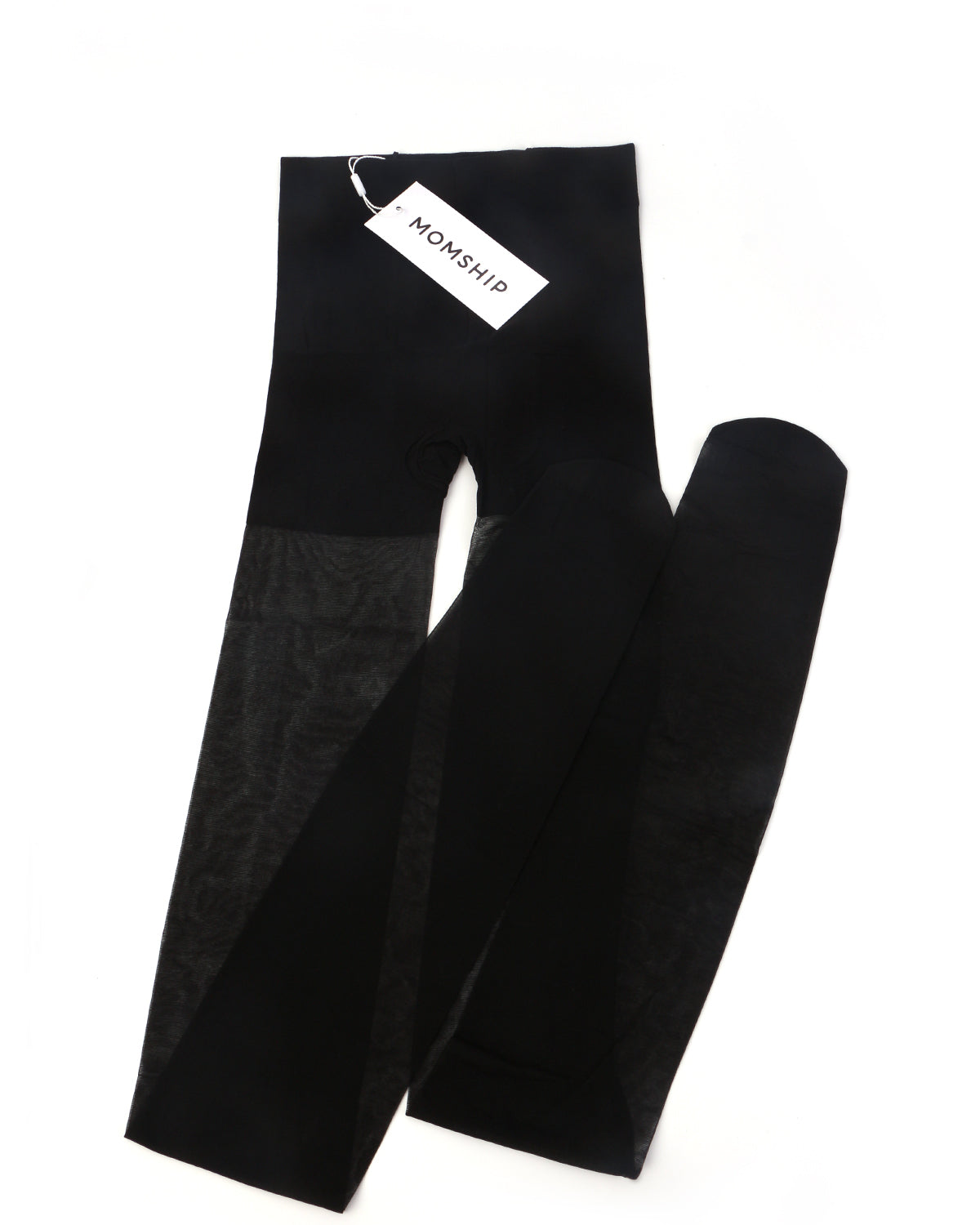 MOMSHIP High Waist Sheer Black Tights Pantyhose - HSIA
