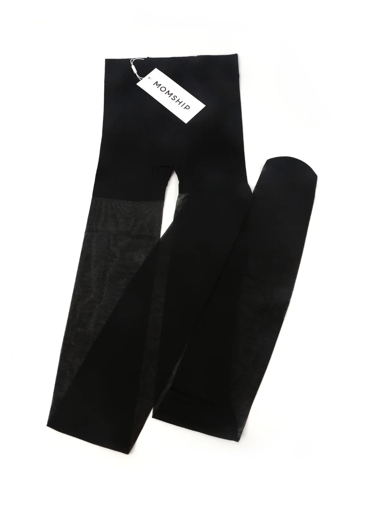 MOMSHIP High Waist Sheer Black Tights Pantyhose - HSIA