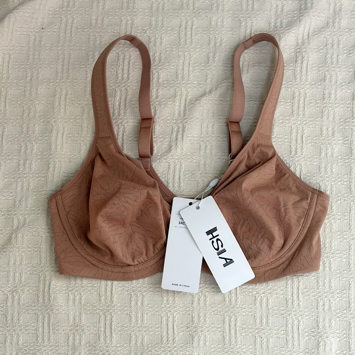 HSIA—HSIA Joan Comfortzone Soft T-Shirt Full Coverage Unlined Unpadded Underwire Plus Size Minimizer Bra Everyday Bra
