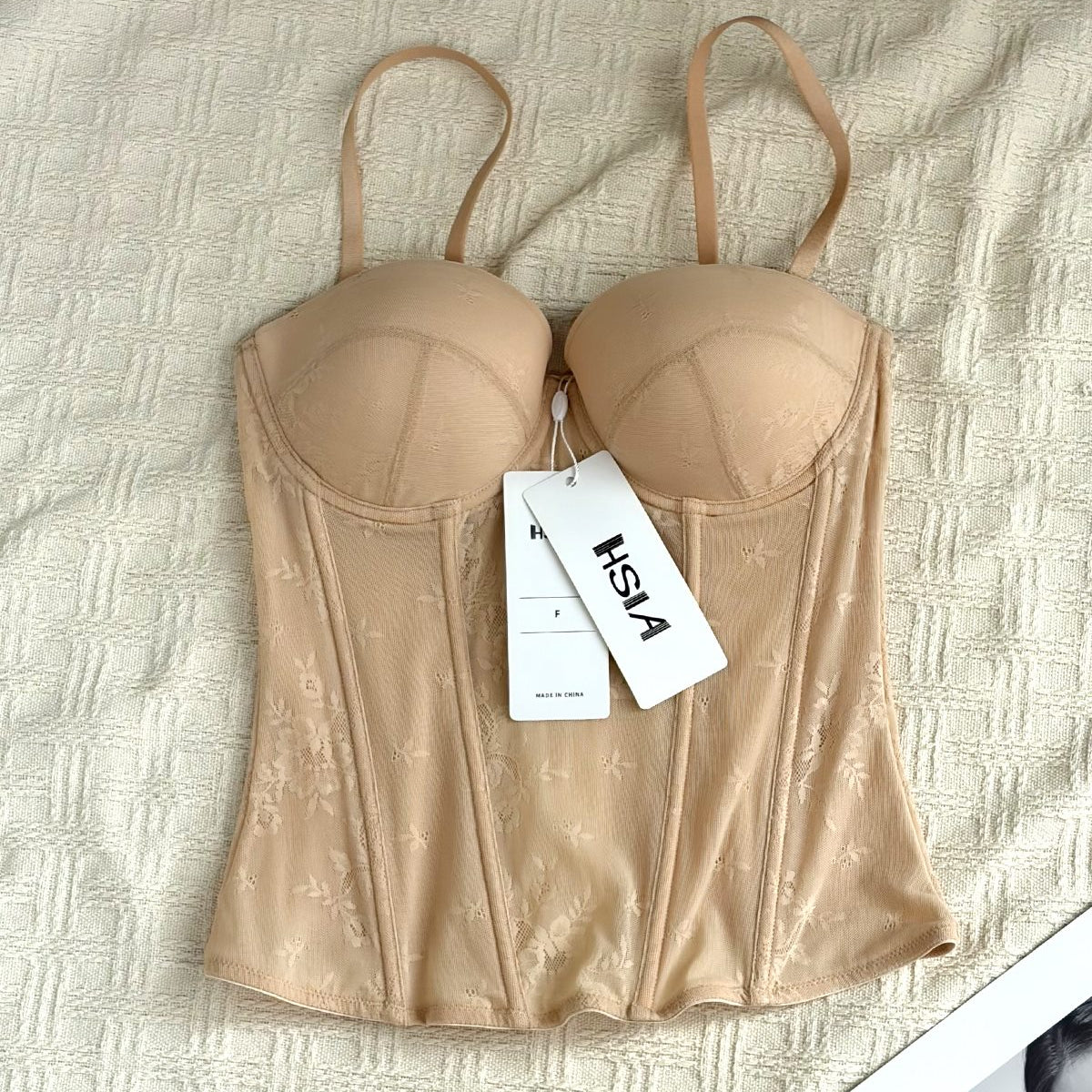 HSIA—Gracious Overbust Lace Corset Bustier