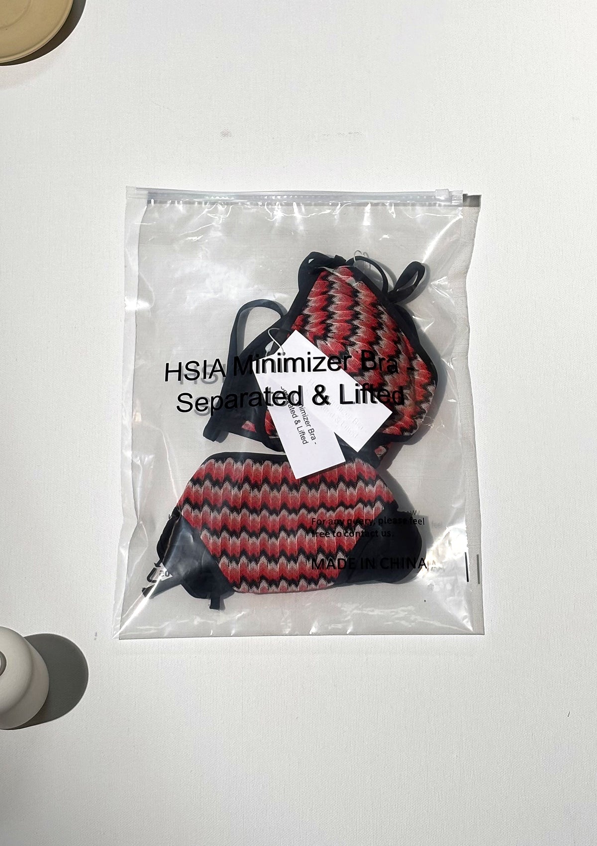 HSIA Minimizer – Separated & Lifted Two Piece Halter Tie Side Bikini Bathing Suit - HSIA