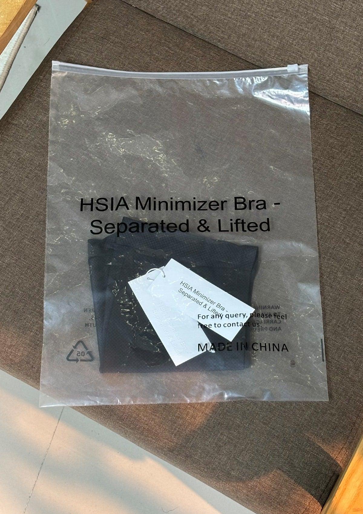 HSIA Minimizer Bra – Separated & Lifted High Rise Lace Flora Underwear - HSIA