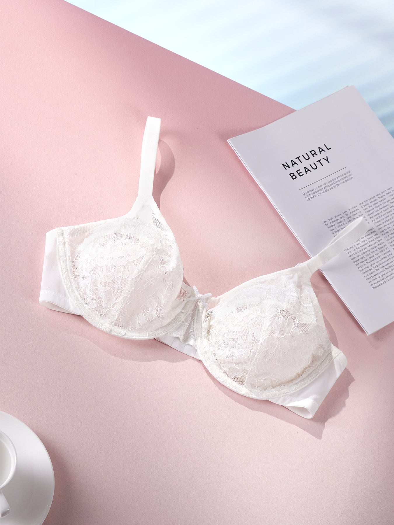 (Cardi B recommends)Minimizer Lace Bras Full Coverage Underwire Bras Plus Size Lifting Lace Bra For Heavy Breast For Women - HSIA