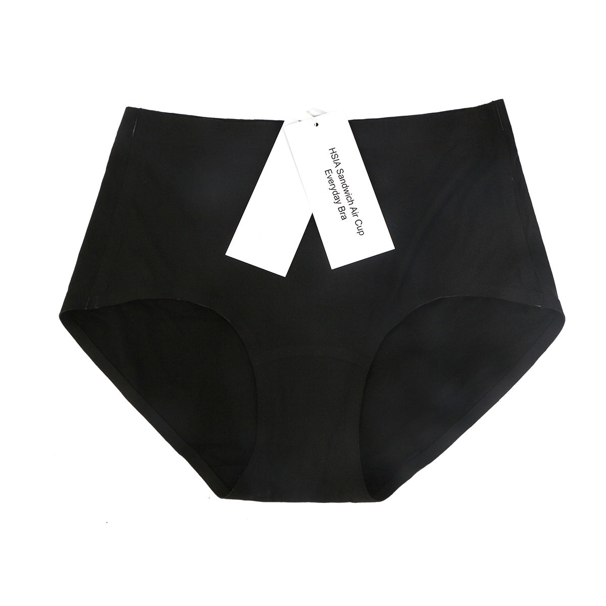 HSIA Sandwich Air Cup High Waist Seamless Ice Silk Invisible Underwear - HSIA