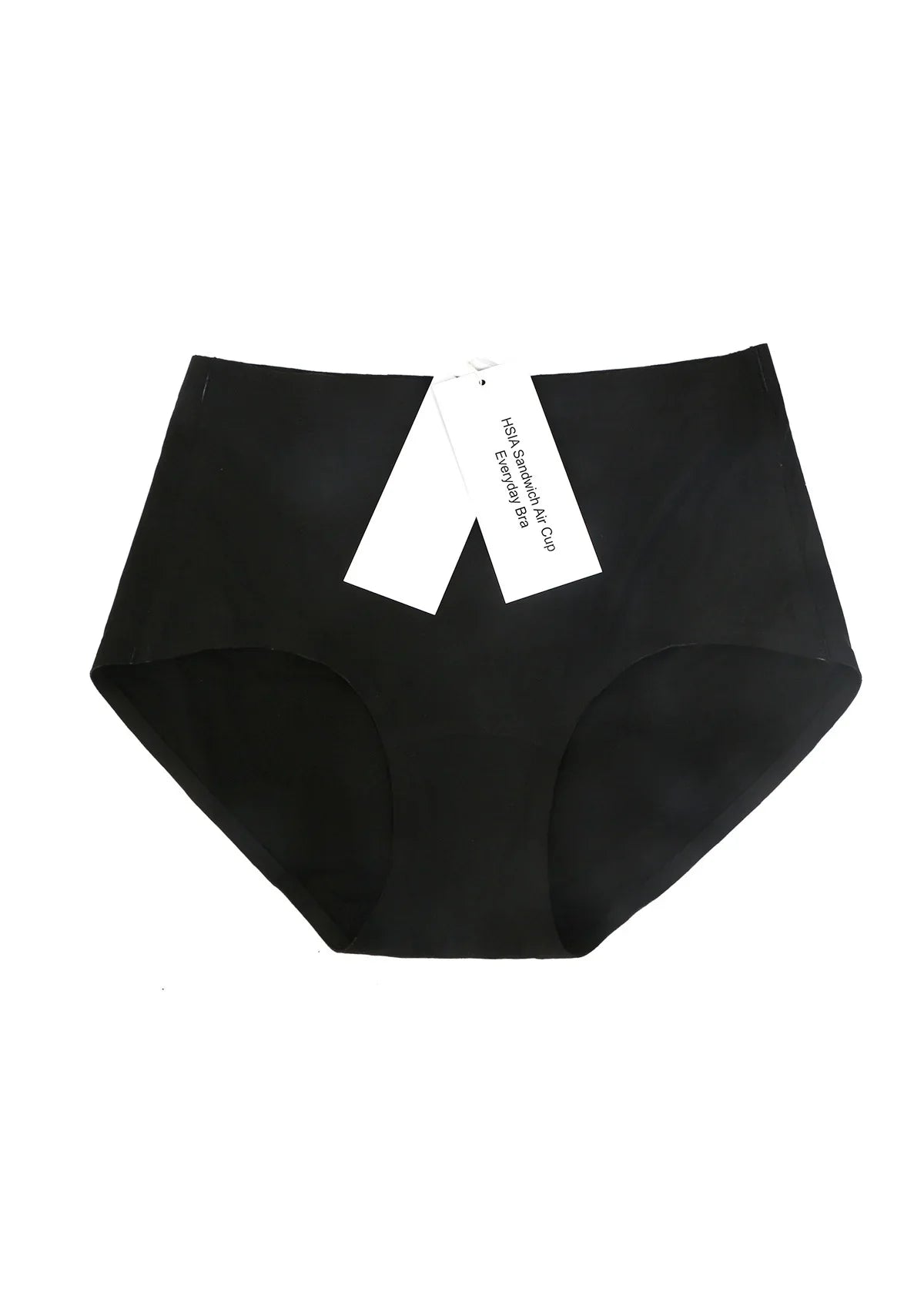HSIA Sandwich Air Cup High Waist Seamless Ice Silk Invisible Underwear - HSIA