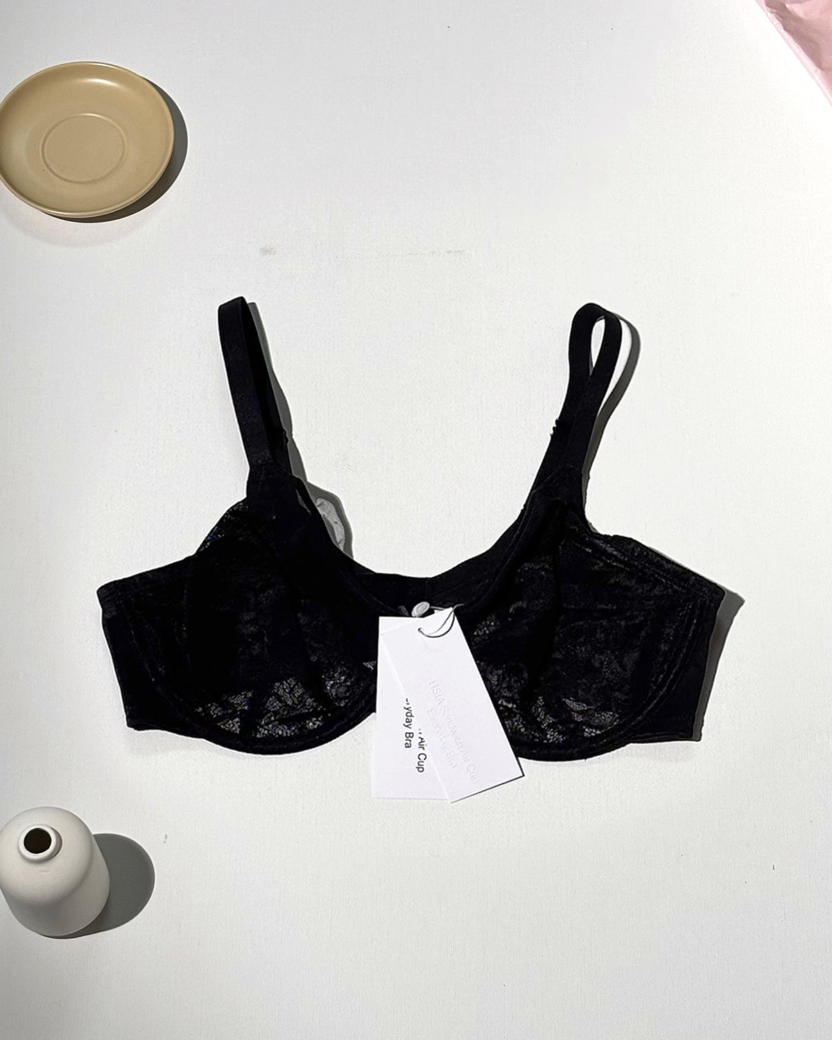 HSIA Sandwich Air Cup Lace Minimizer Everyday Bra - HSIA