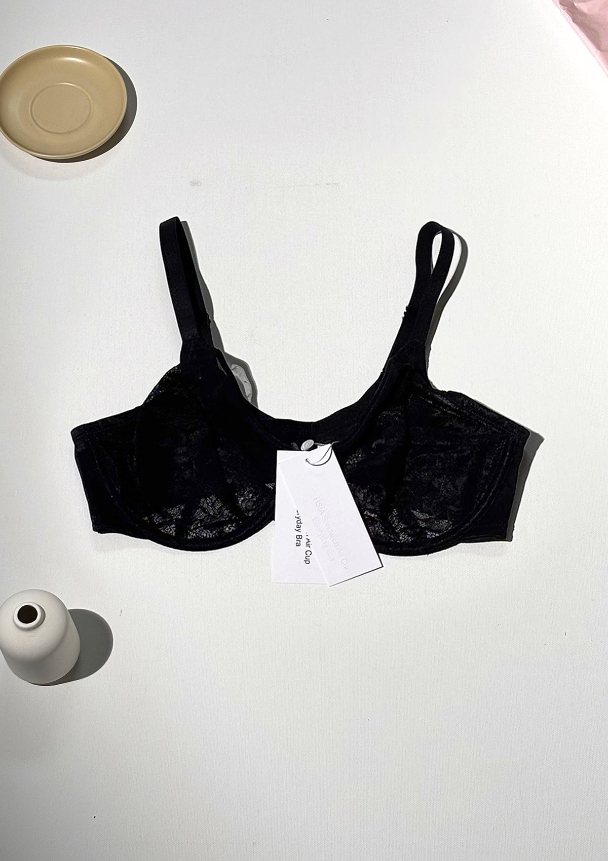 HSIA Sandwich Air Cup Lace Minimizer Everyday Bra - HSIA