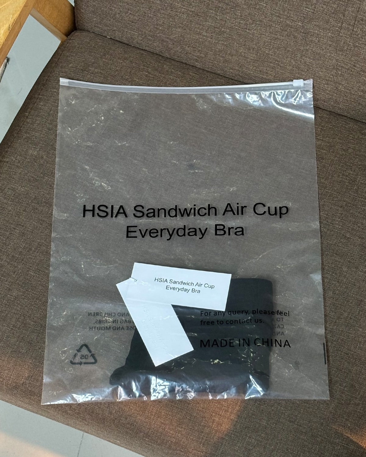 HSIA Sandwich Air Cup High Waist Seamless Ice Silk Invisible Underwear - HSIA