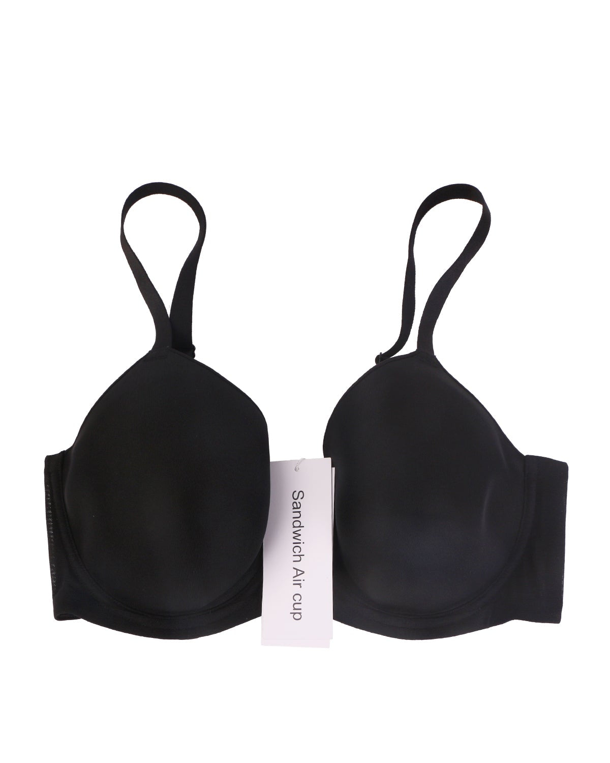 Sandwich Air Cup Smooth Mesh Lightly Padded Full Coverage Underwire T-Shirt Bra - HSIA