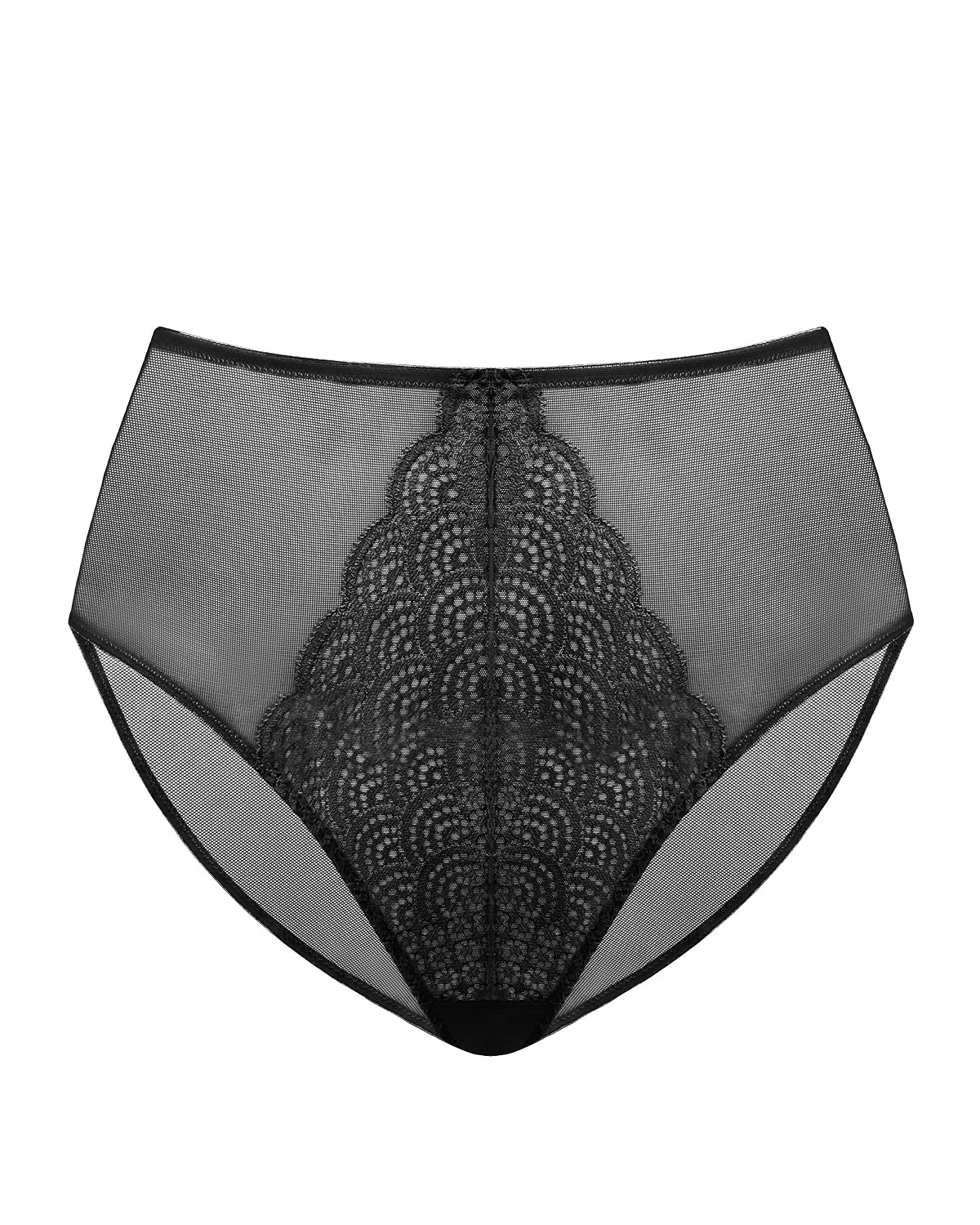 Sandwich Air cup Mesh Lace Panty Women Underwear - HSIA