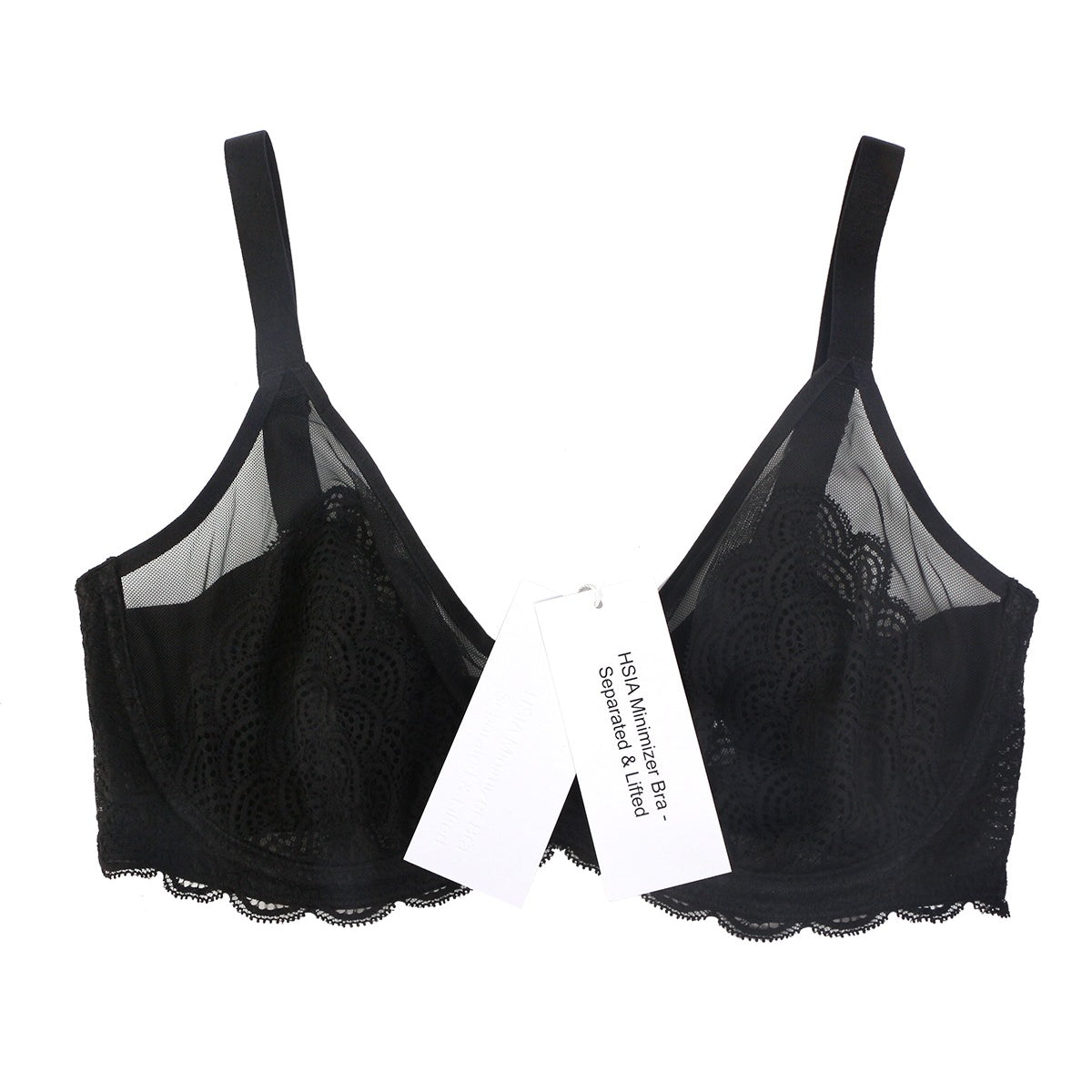 HSIA Minimizer Bra – Separated & Lifted Lace Underwire Bra - HSIA