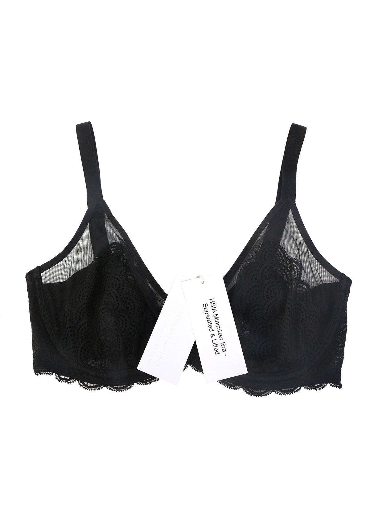 HSIA Minimizer Bra – Separated & Lifted Lace Underwire Bra - HSIA