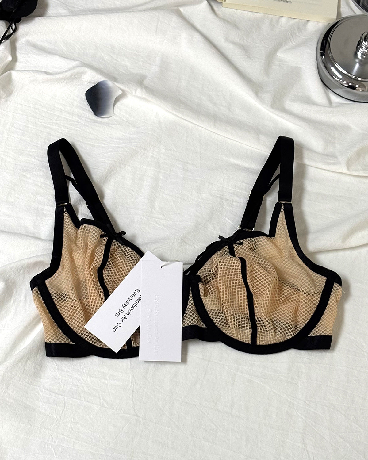 HSIA Sandwich Air Cup Punk Chic Strappy Unlined Balconette Everyday Bra - HSIA