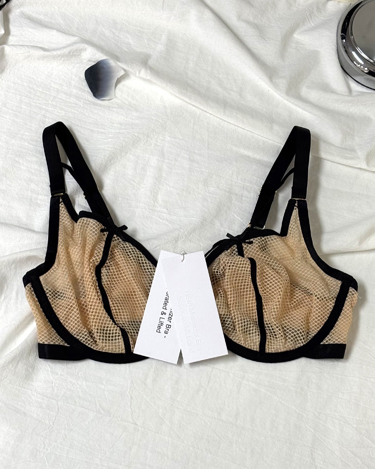 HSIA Minimizer Bra – Separated & Lifted Punk Chic Strappy Unlined Balconette Bra - HSIA