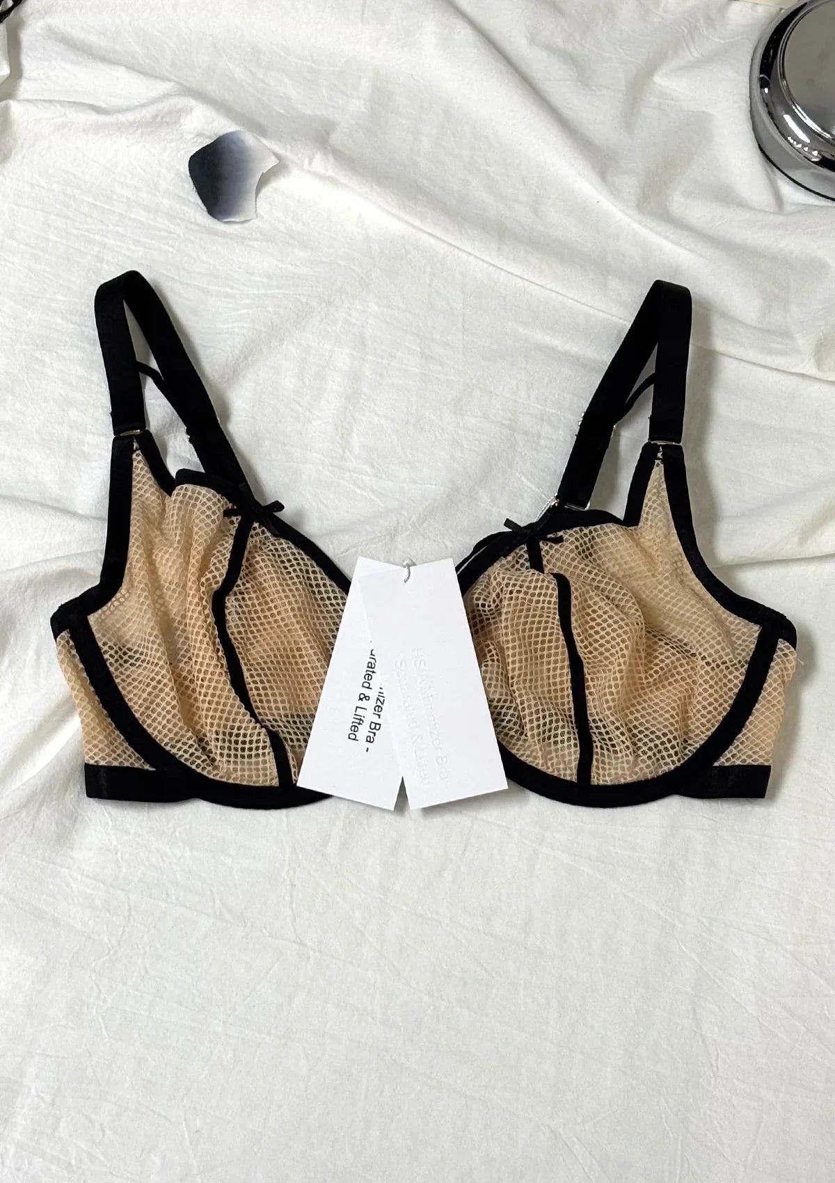 HSIA Minimizer Bra – Separated & Lifted Punk Chic Strappy Unlined Balconette Bra - HSIA