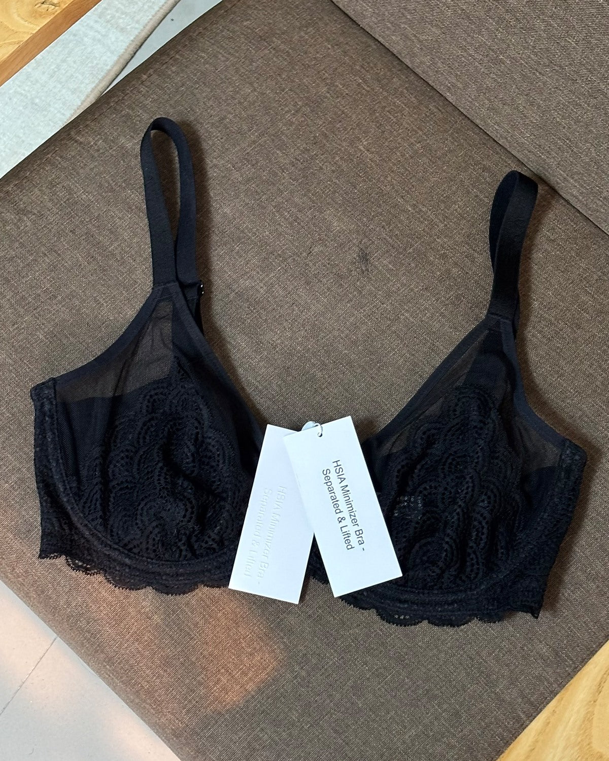 HSIA Minimizer Bra – Separated & Lifted Lace Underwire Bra - HSIA