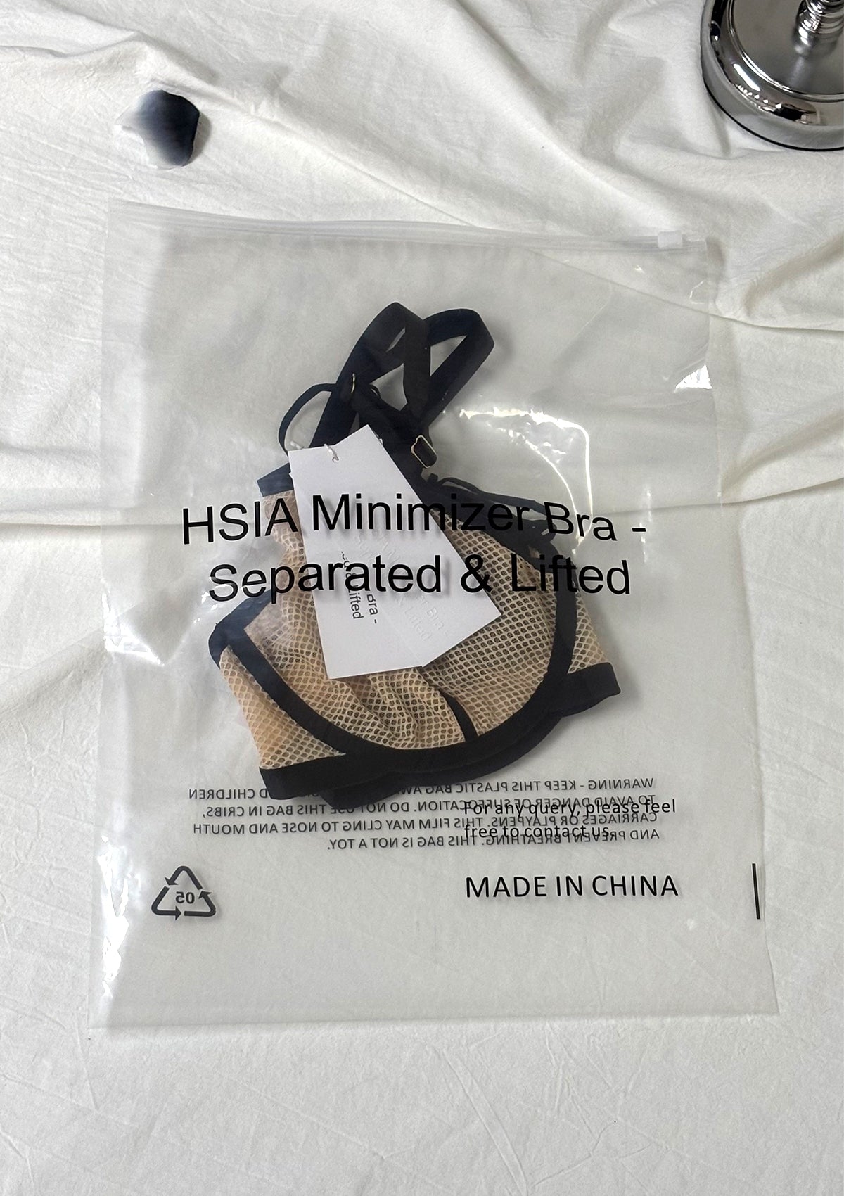 HSIA Minimizer Bra – Separated & Lifted Punk Chic Strappy Unlined Balconette Bra - HSIA