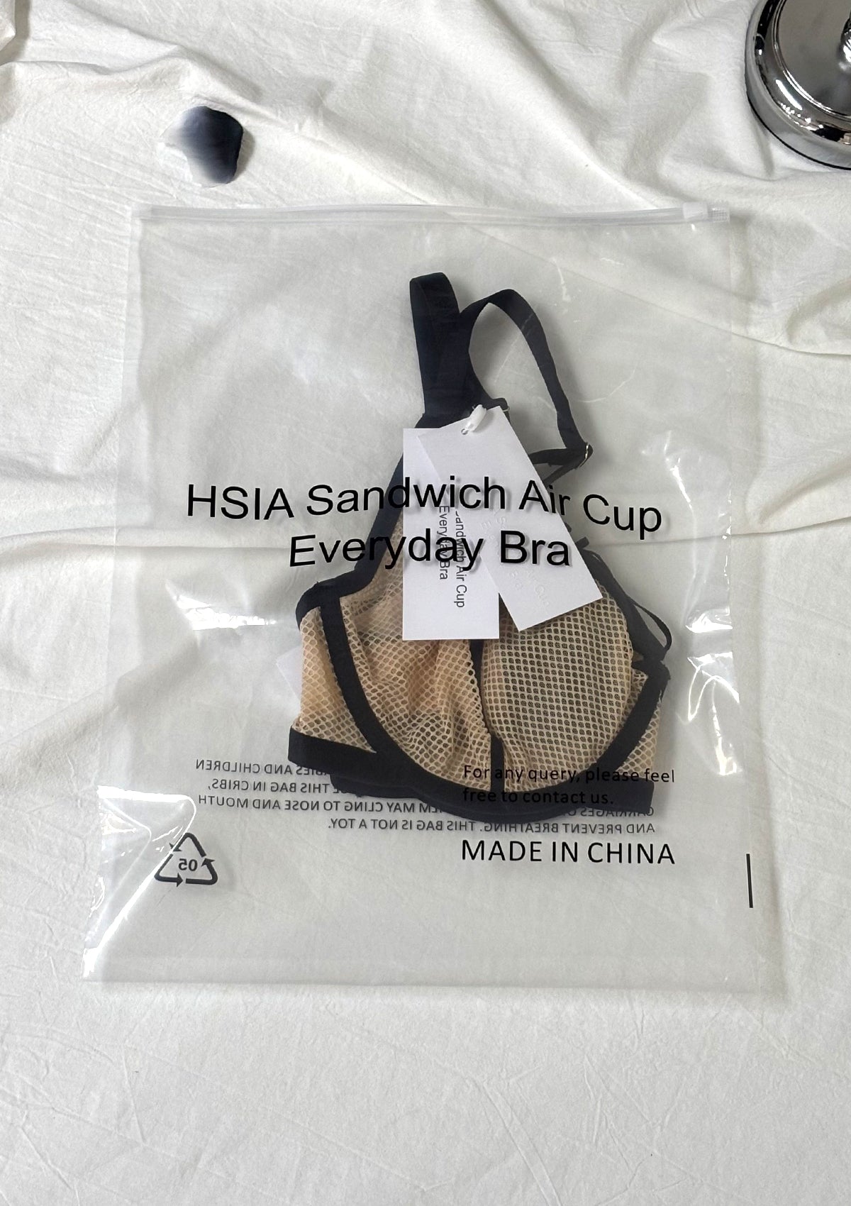 HSIA Sandwich Air Cup Punk Chic Strappy Unlined Balconette Everyday Bra - HSIA