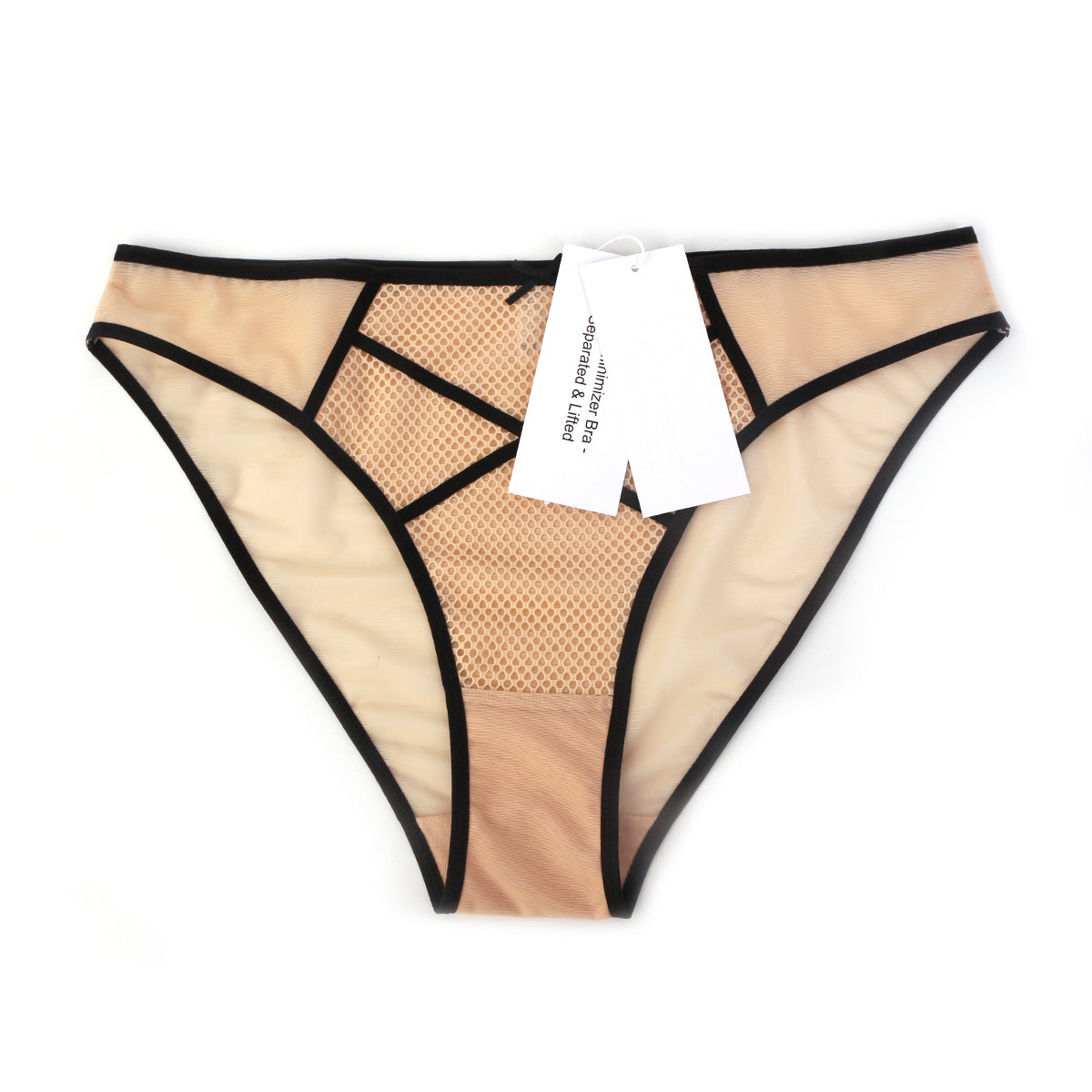 HSIA Minimizer – Separated & Lifted Punk Chic Mesh Bikini Underwear - HSIA