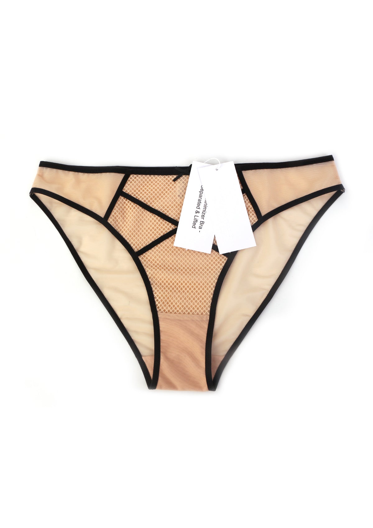 HSIA Minimizer – Separated & Lifted Punk Chic Mesh Bikini Underwear - HSIA