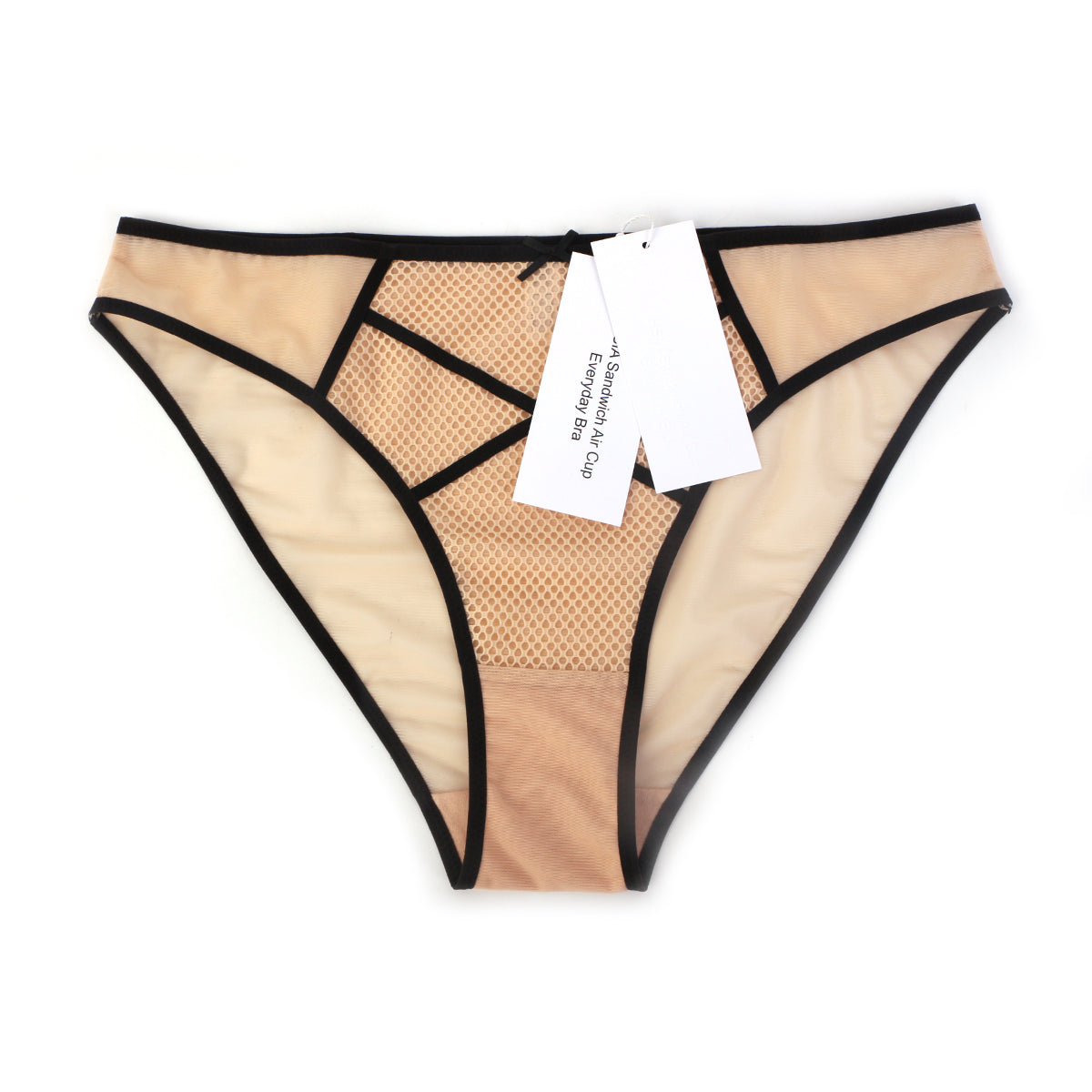 HSIA Sandwich Air Cup Punk Chic Mesh Bikini Underwear - HSIA