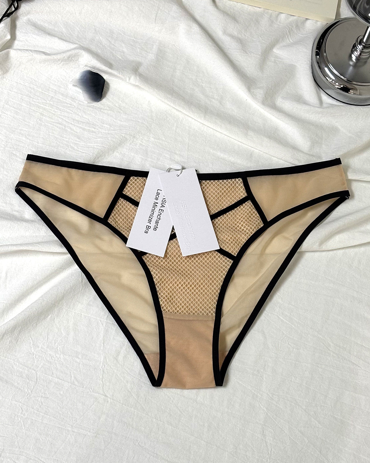 HSIA Enchante Punk Chic Mesh Bikini Underwear - HSIA