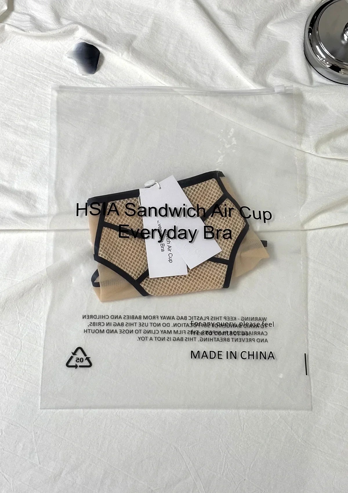HSIA Sandwich Air Cup Punk Chic Mesh Bikini Underwear - HSIA