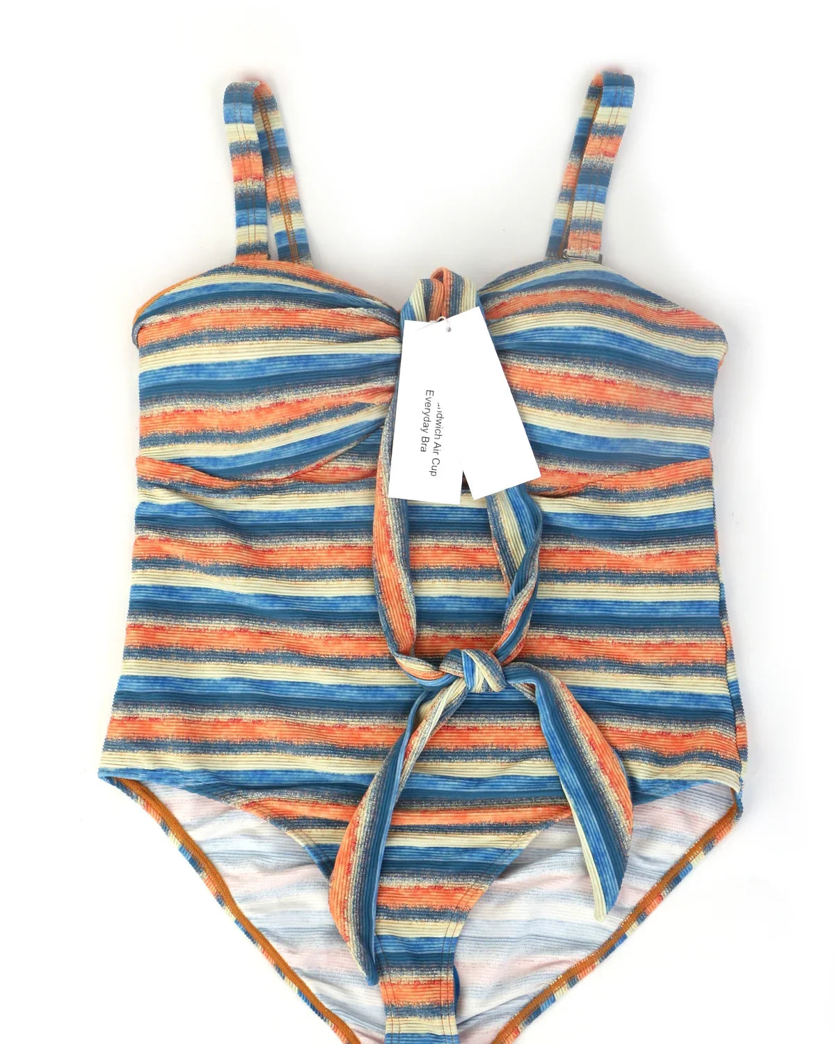 HSIA Sandwich Air cup V-wire Plunge Textured Two-piece Bikini Set - HSIA