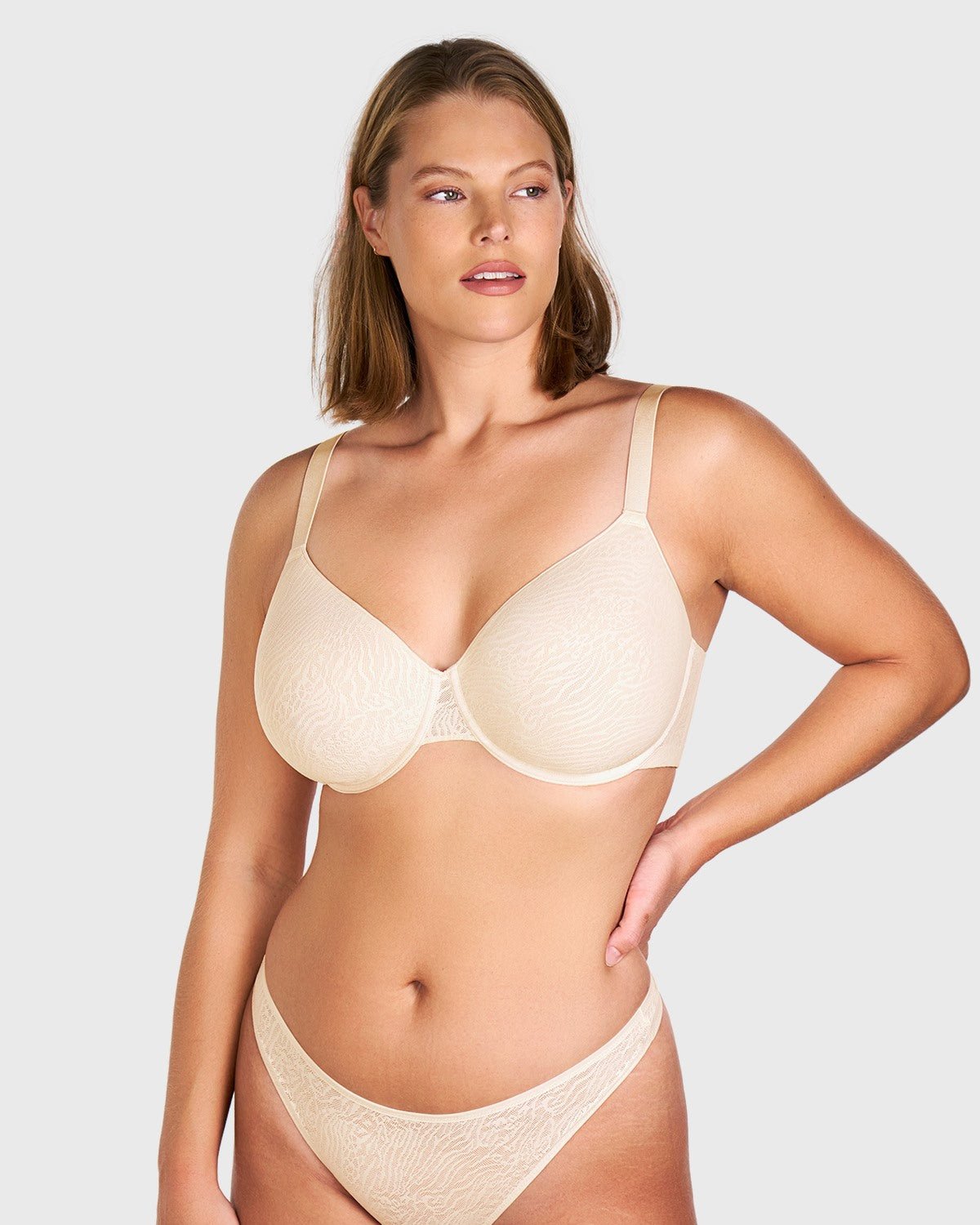 AirMesh Lace Detail Sexy Soft Mesh Thong - HSIA