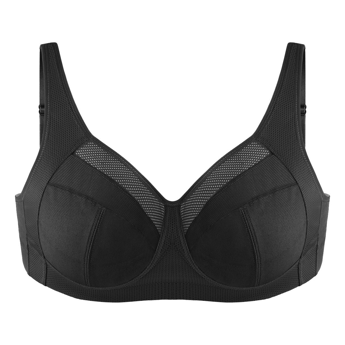 AiryComfort Full Coverage Unpadded WireFree Minimizer Bra - HSIA