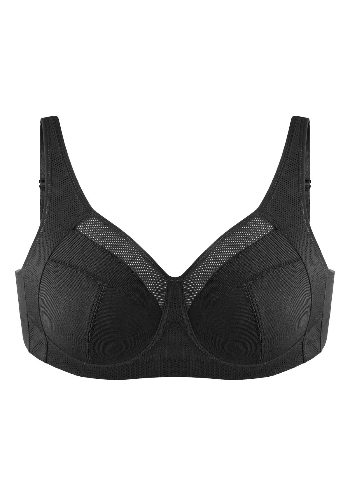 AiryComfort Full Coverage Unpadded WireFree Minimizer Bra - HSIA