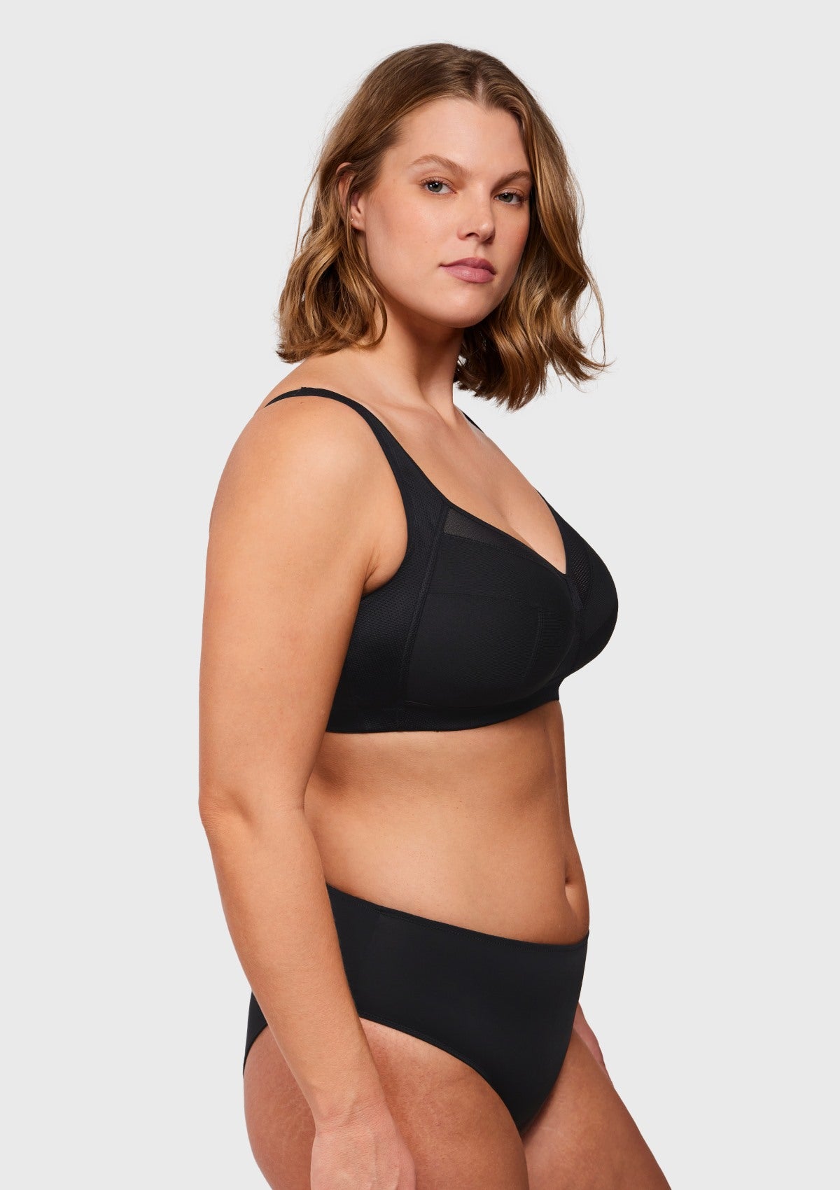 AiryComfort Full Coverage Unpadded WireFree Minimizer Bra - HSIA