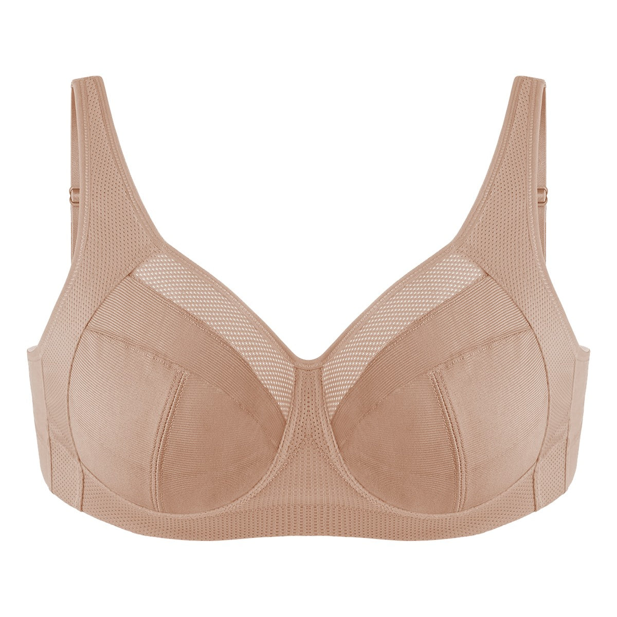 AiryComfort Full Coverage Unpadded WireFree Minimizer Bra - HSIA