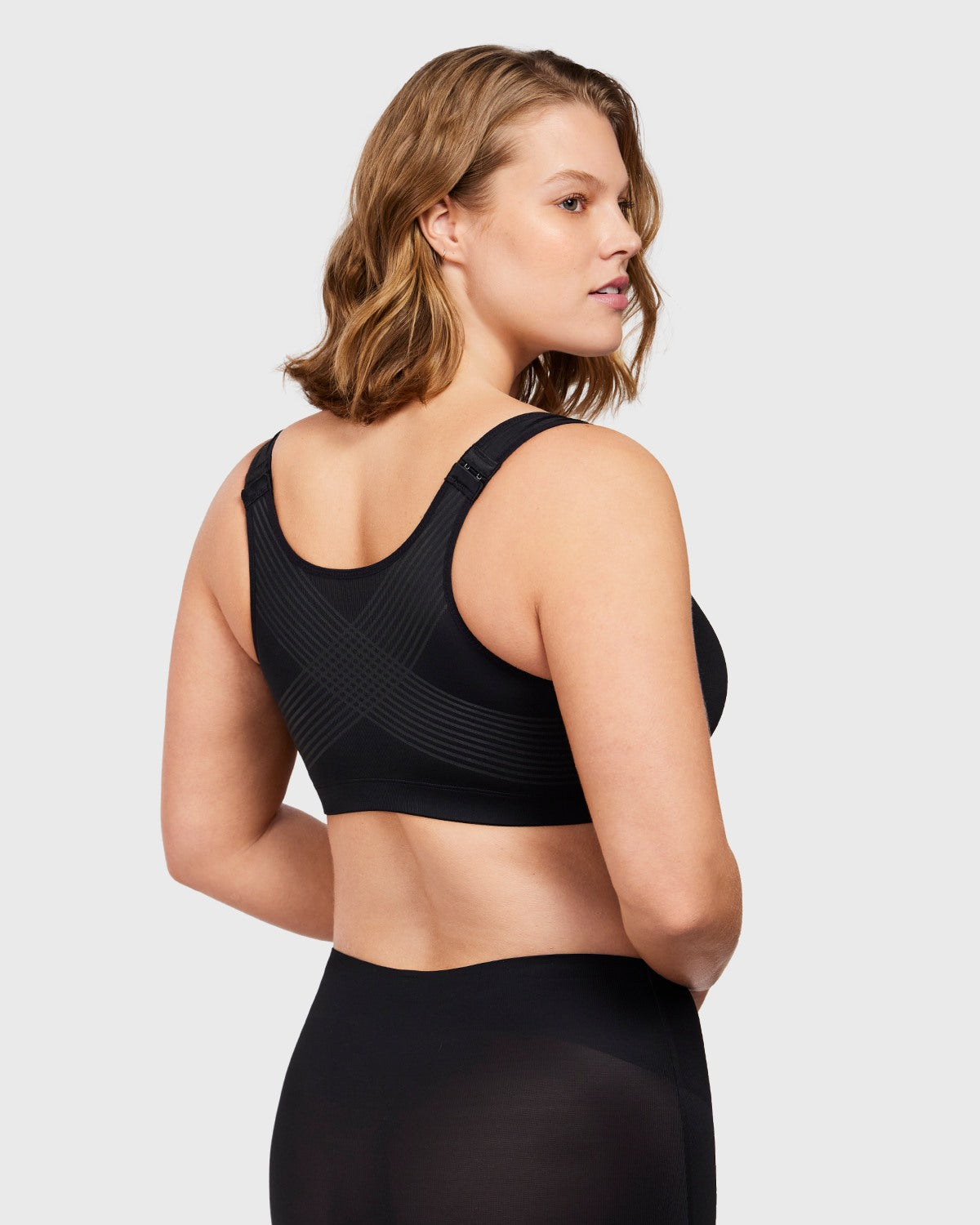 AlignFit Front Closure Posture Corrector Wireless Full Coverage Minimizer Bra - HSIA