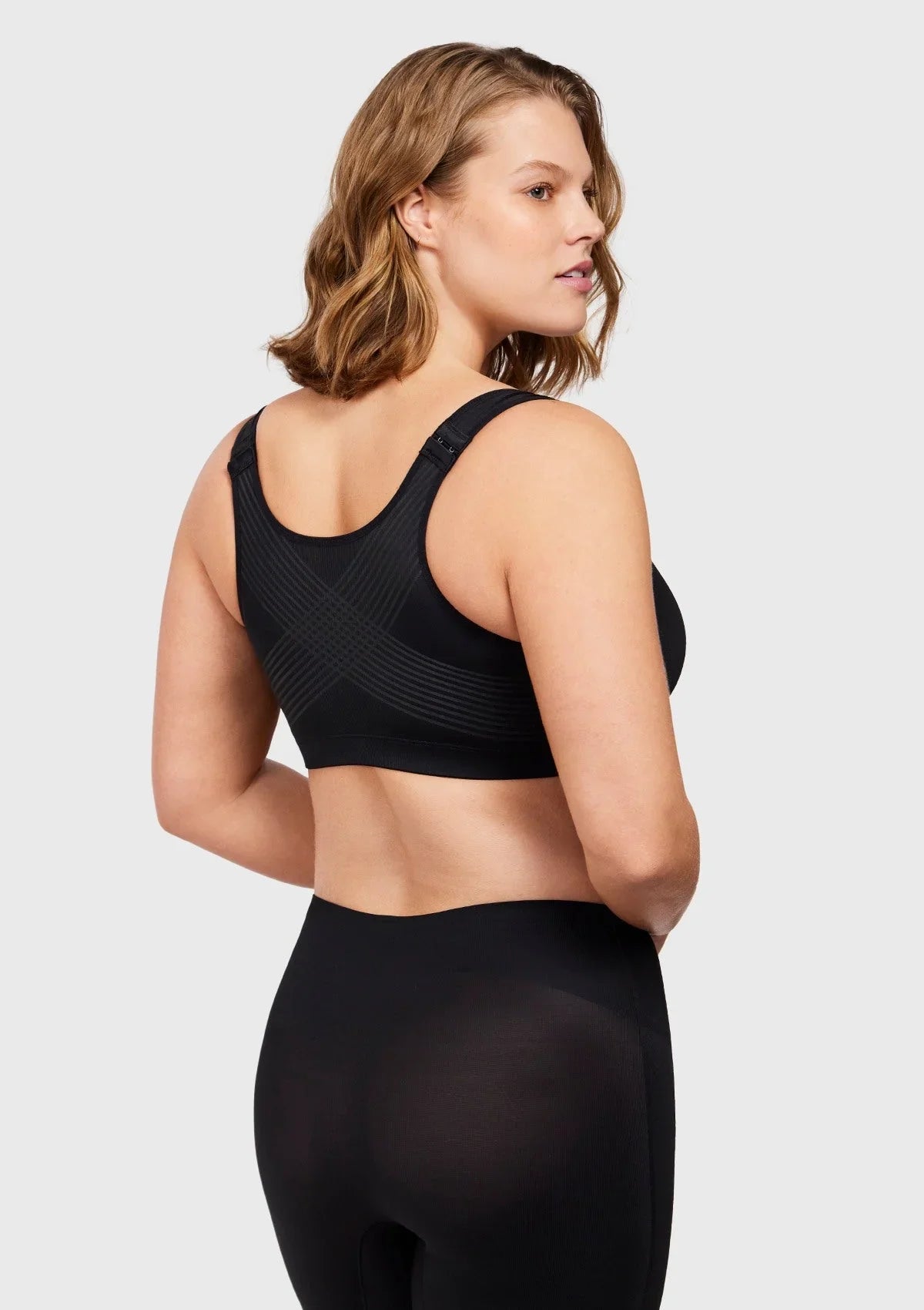 AlignFit Front Closure Posture Corrector Wireless Minimizer Full Coverage Bra - HSIA