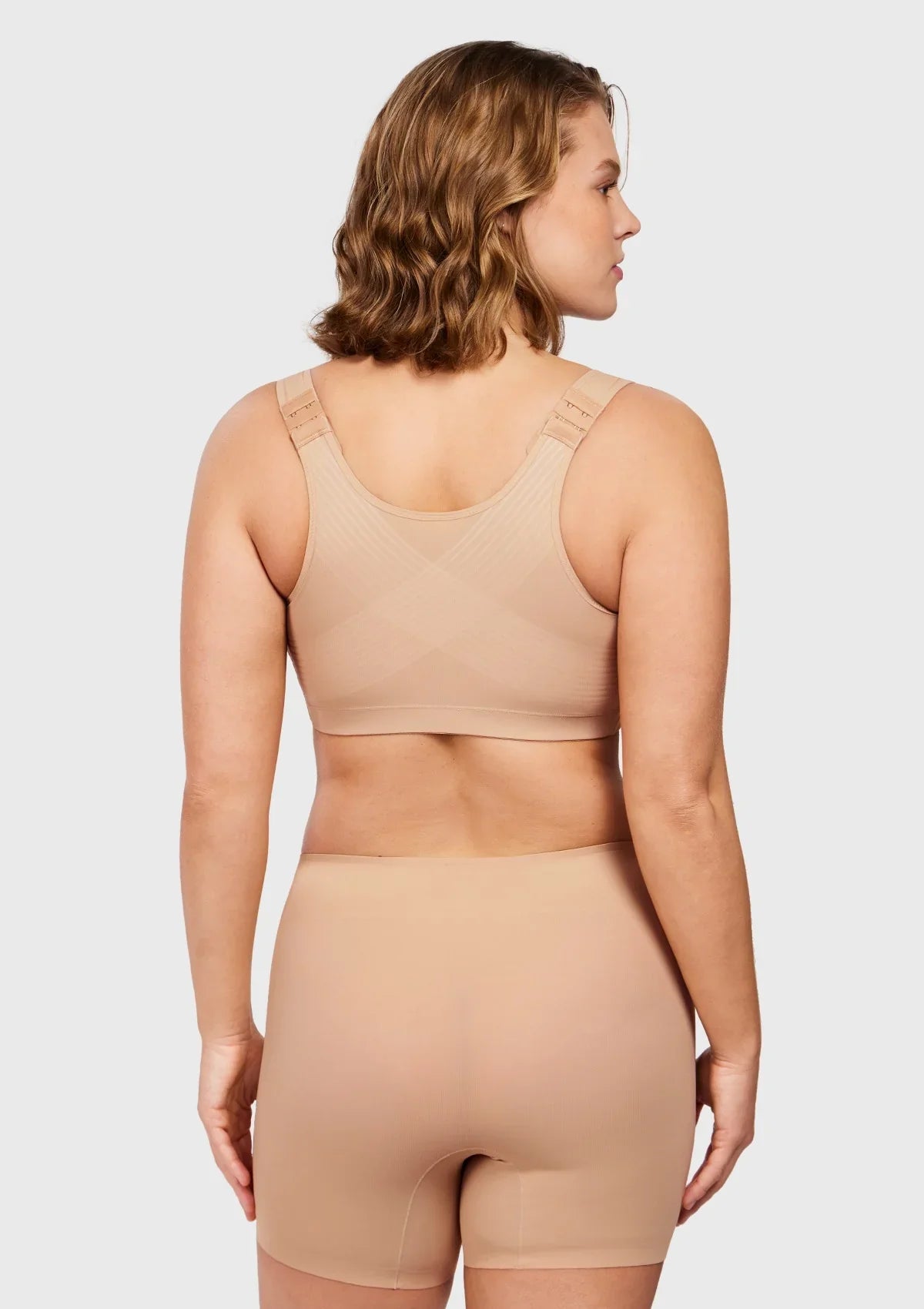 AlignFit Front Closure Posture Corrector Wireless Full Coverage Minimizer Bra - HSIA