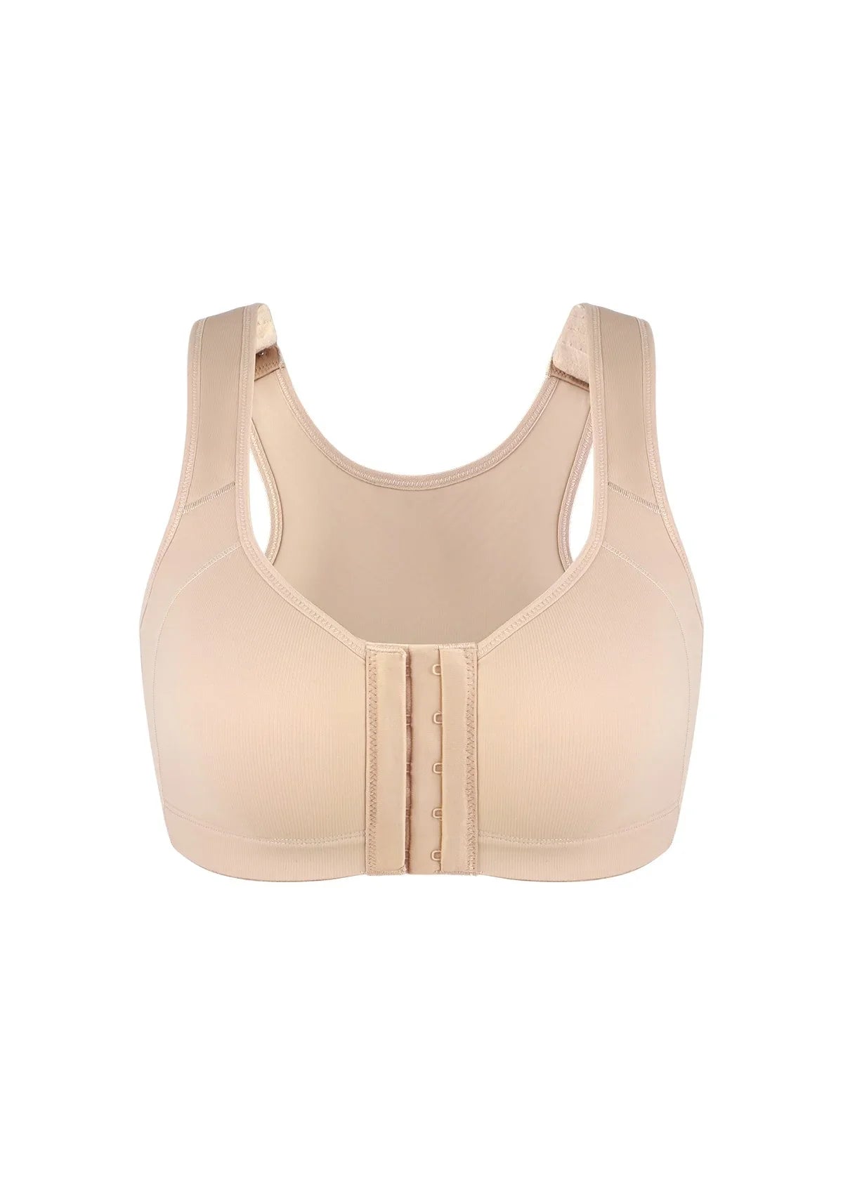AlignFit Front Closure Posture Corrector Wireless Minimizer Full Coverage Bra - HSIA
