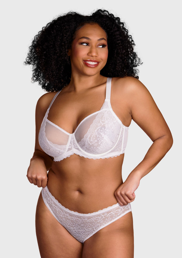 Anemone Unlined Dolphin Lace Underwire Bra