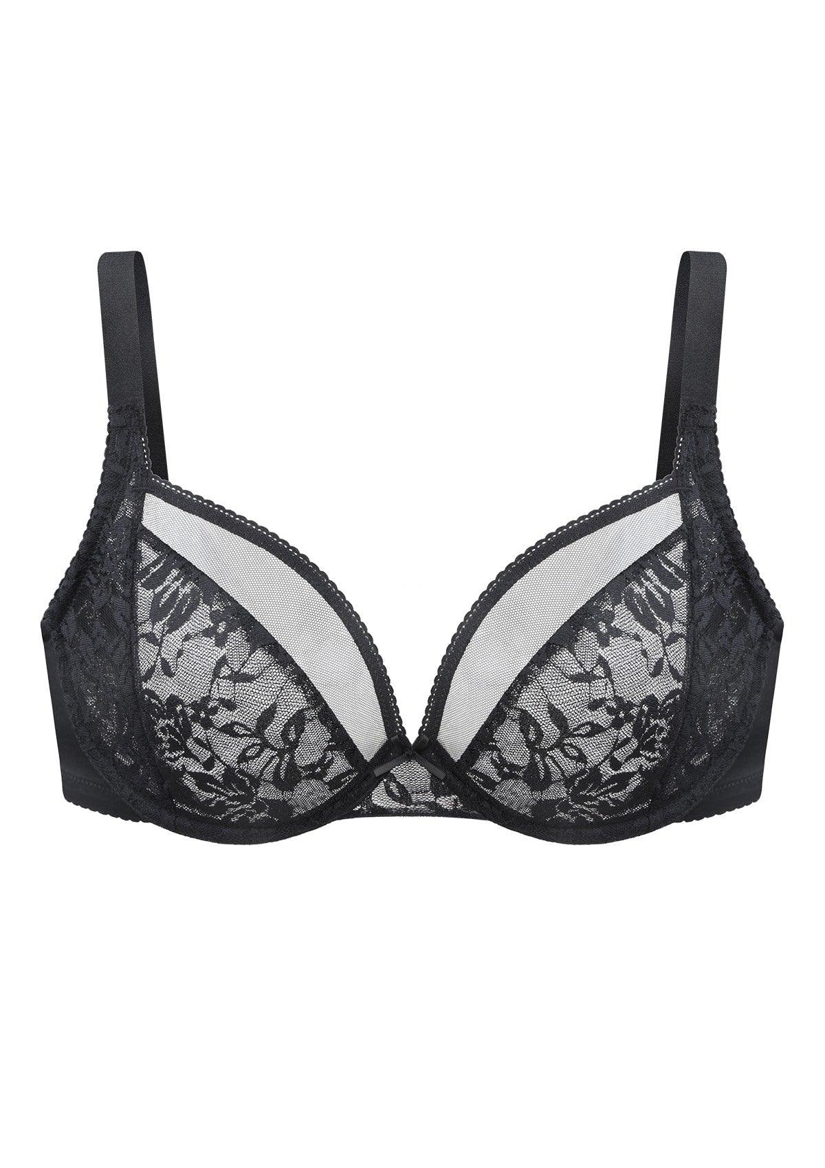 Azalea Champagne Lace Unlined Underwire Bra - HSIA