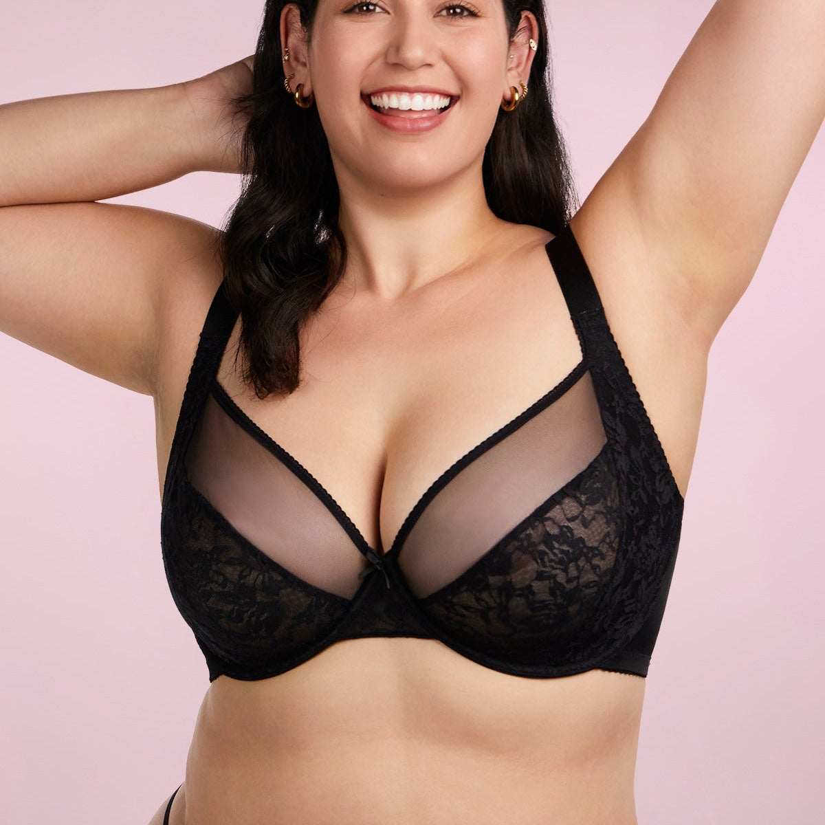 Azalea Champagne Lace Unlined Underwire Bra - HSIA