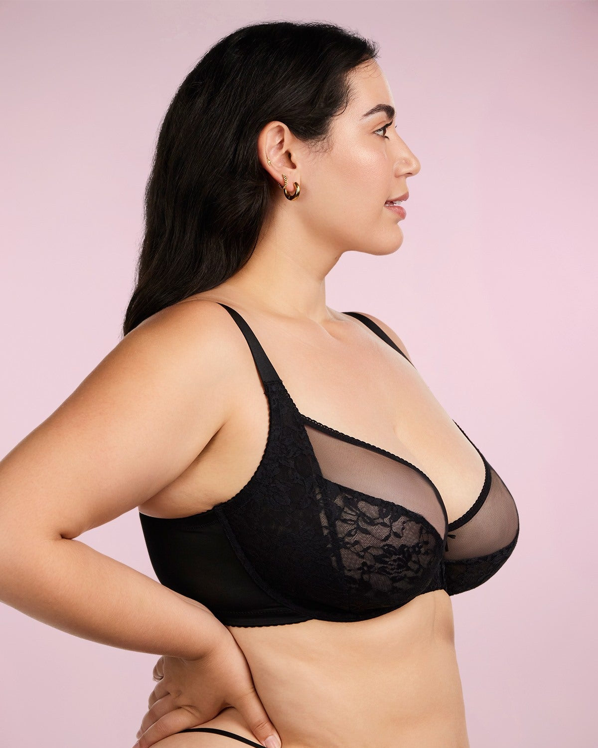 Azalea Black Lace Unlined Underwire Bra Set - HSIA