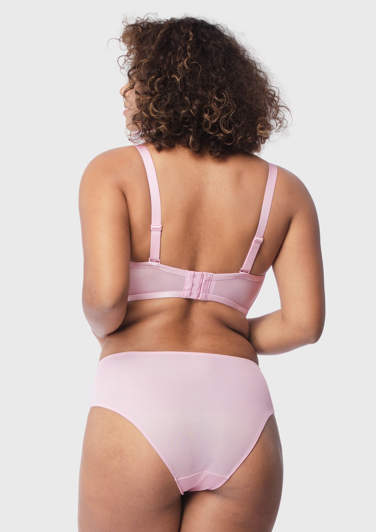 Bella Sheer Mesh Unlined Underwire Strapless Balconette Bra - HSIA