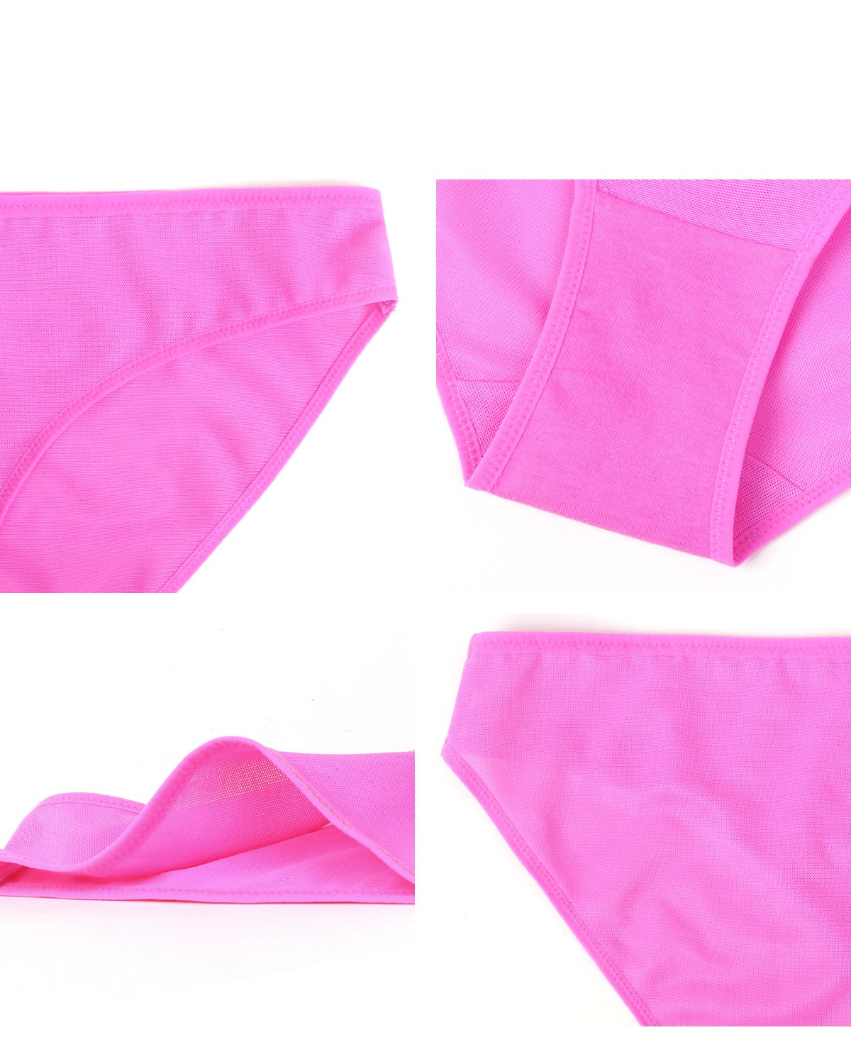Billie Smooth Barbie Pink Sheer Mesh Bikini Underwear - HSIA