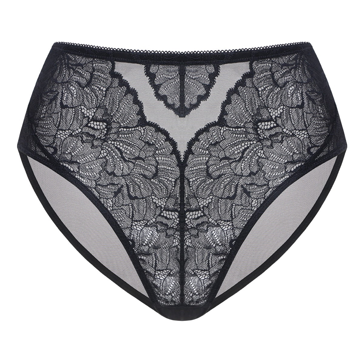 Blossom High-Rise Lace Brief Underwear - HSIA