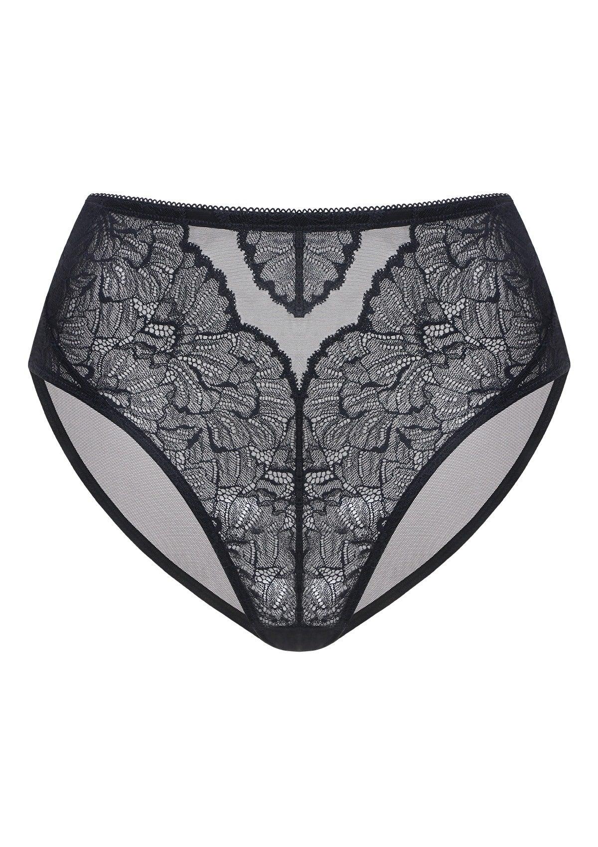 Blossom High-Rise Lace Brief Underwear - HSIA