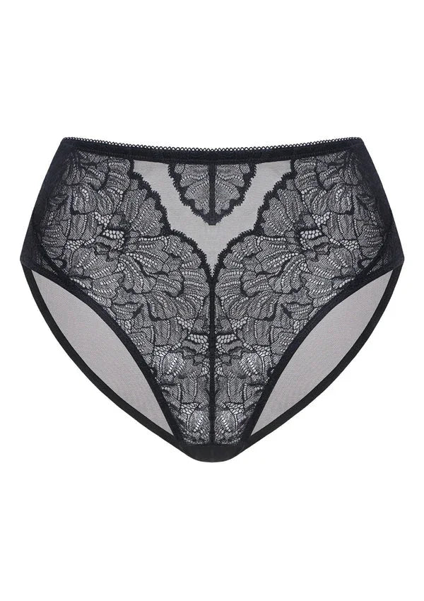 HSIA Blossom Lace Black Bikini Underwear - HSIA