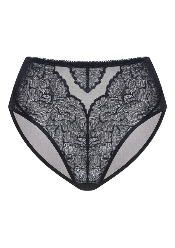 HSIA Blossom Lace Black Bikini Underwear - HSIA