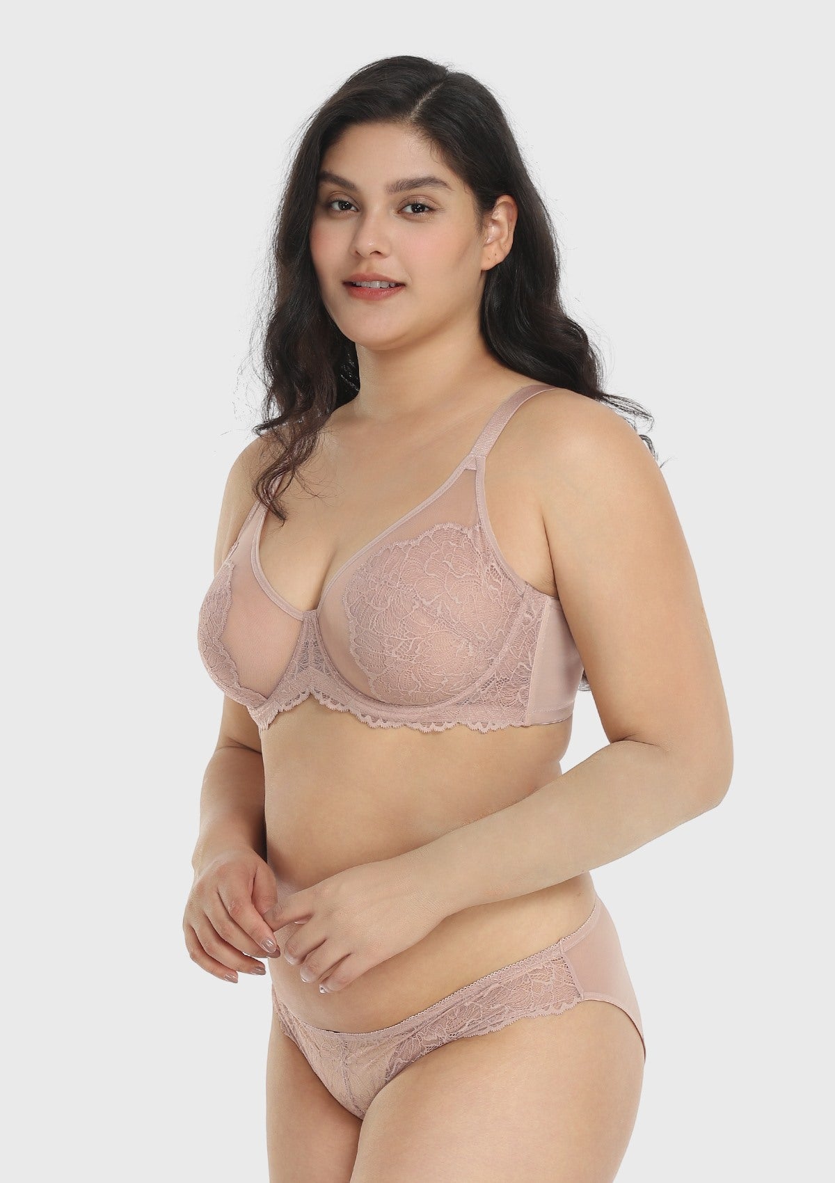 Blossom Unlined Underwire Lace Bra - HSIA