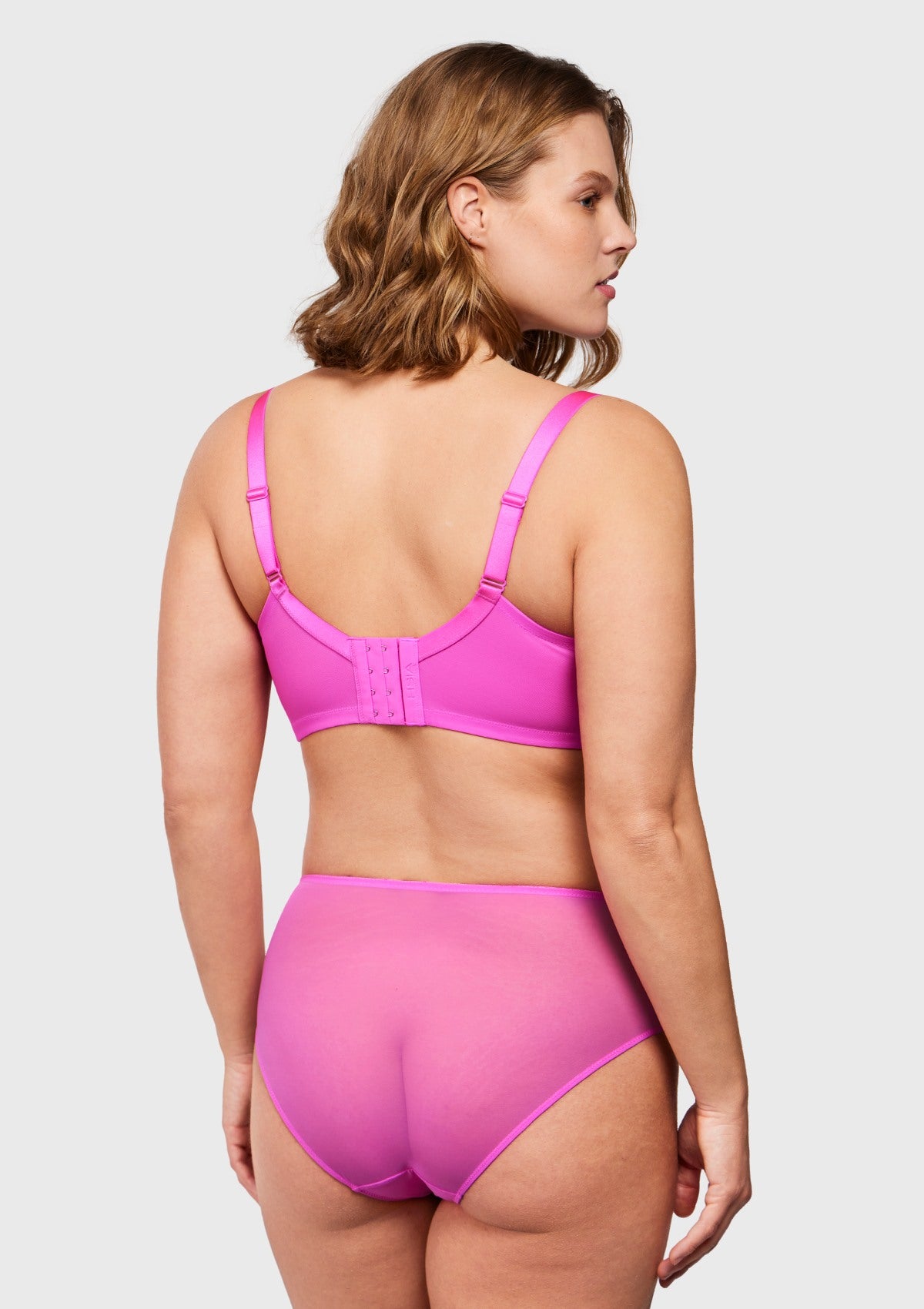 Blossom Unlined Underwire Lace Full Coverage Bra - HSIA