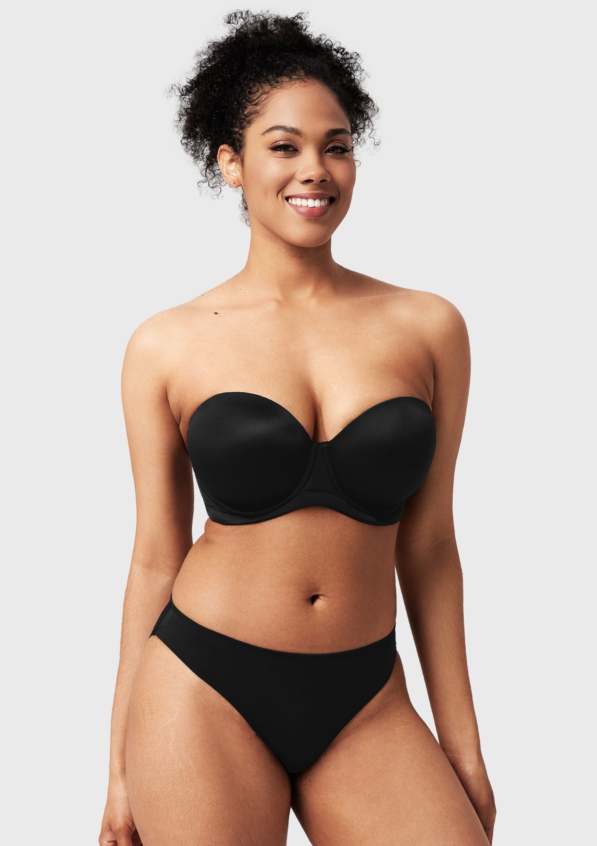 Classic Comfort Multiway Lightly Padded Underwire Strapless Bra - HSIA